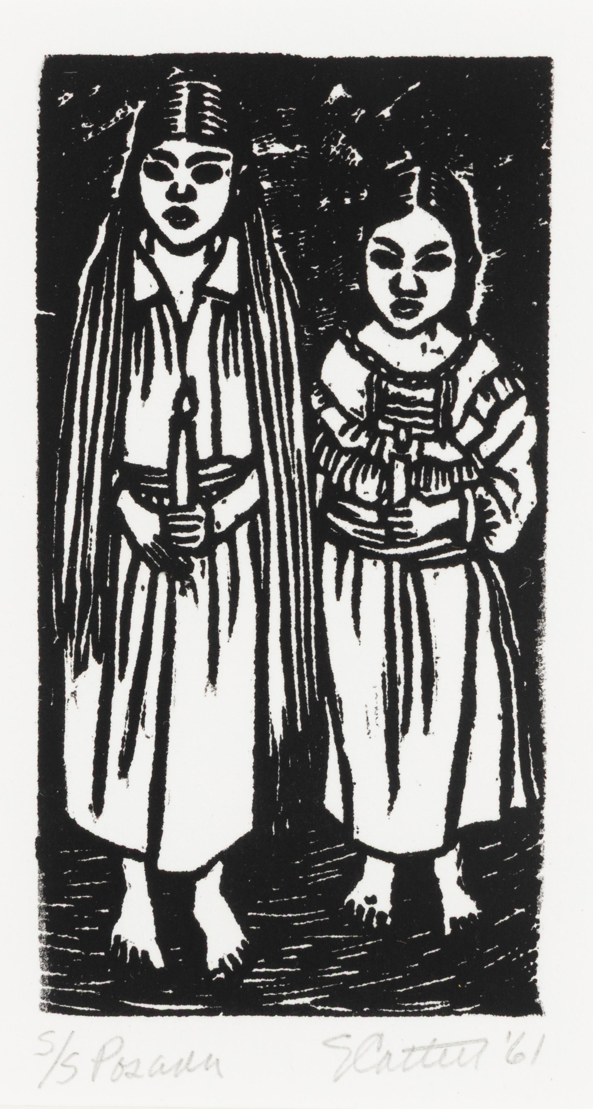 Elizabeth Catlett (American, 1915-2012) — Posada, 1961