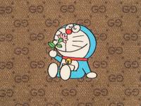 GUCCI, FIVE PRINTED SILK SCARVES