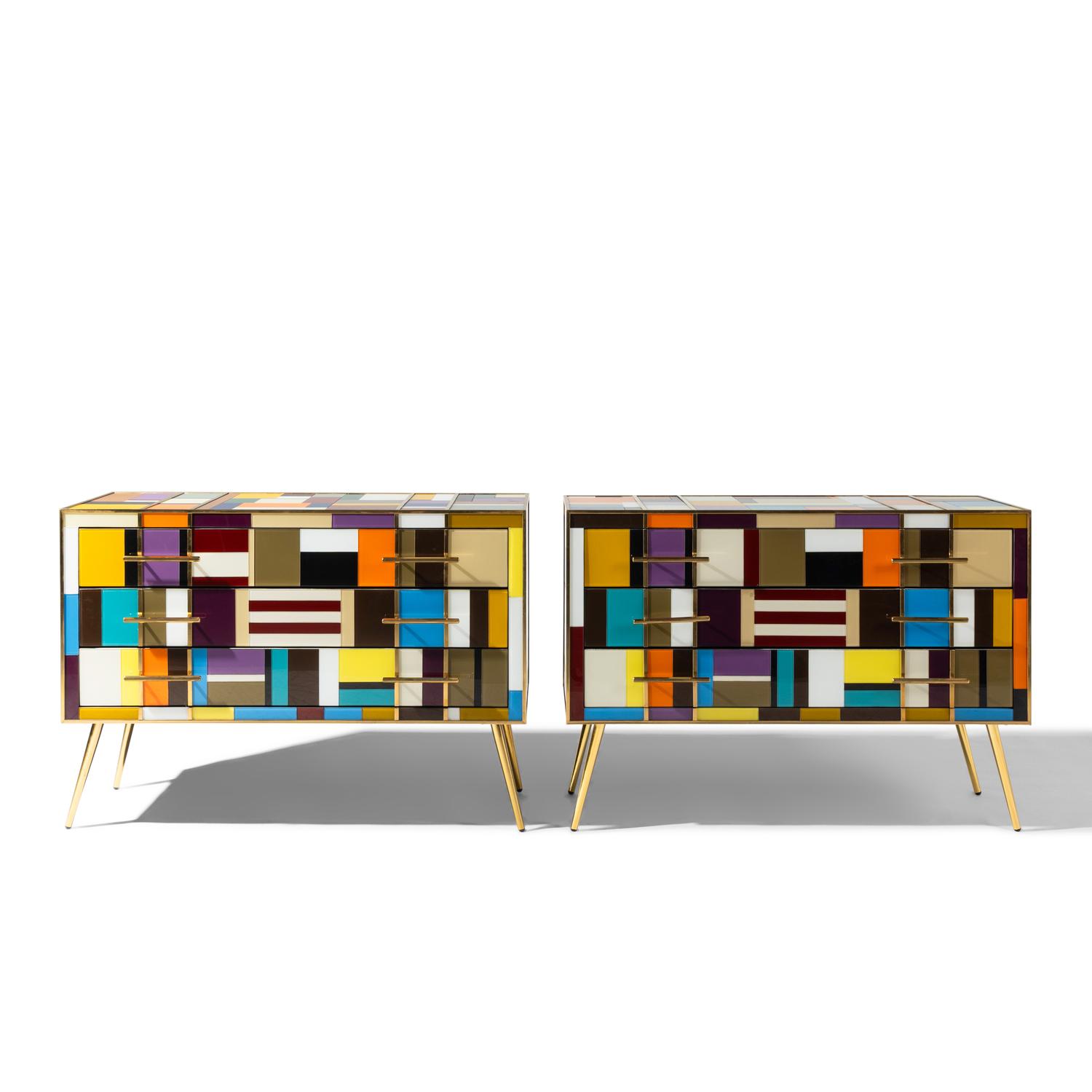 Pair of Chests of Drawers, c. 1980