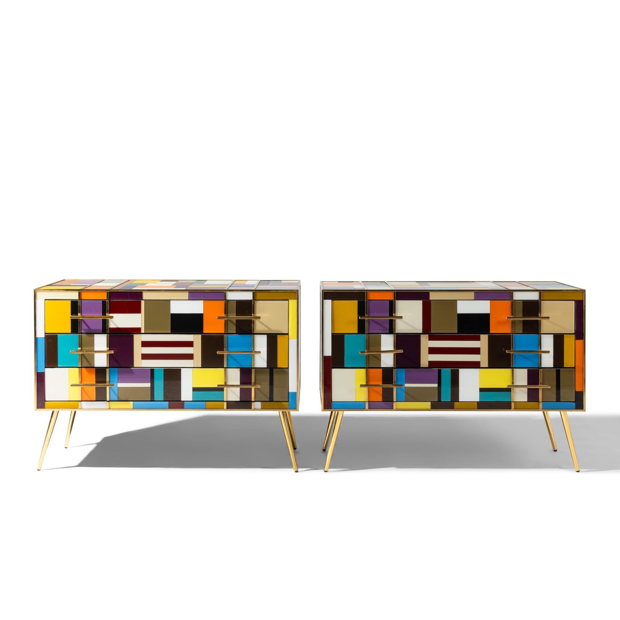 Pair of Chests of Drawers, c. 1980