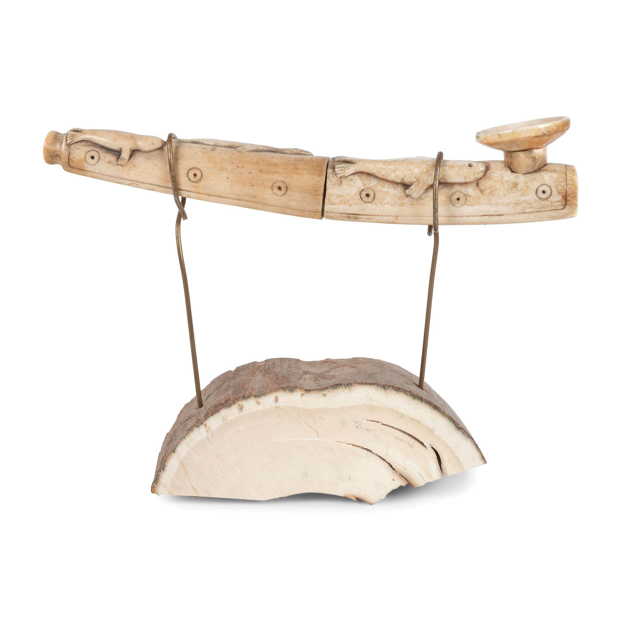 Iñupiat Carved Pipe