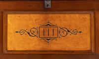 A Victorian Walnut and Bird’s Eye Maple Wooten Patent Desk