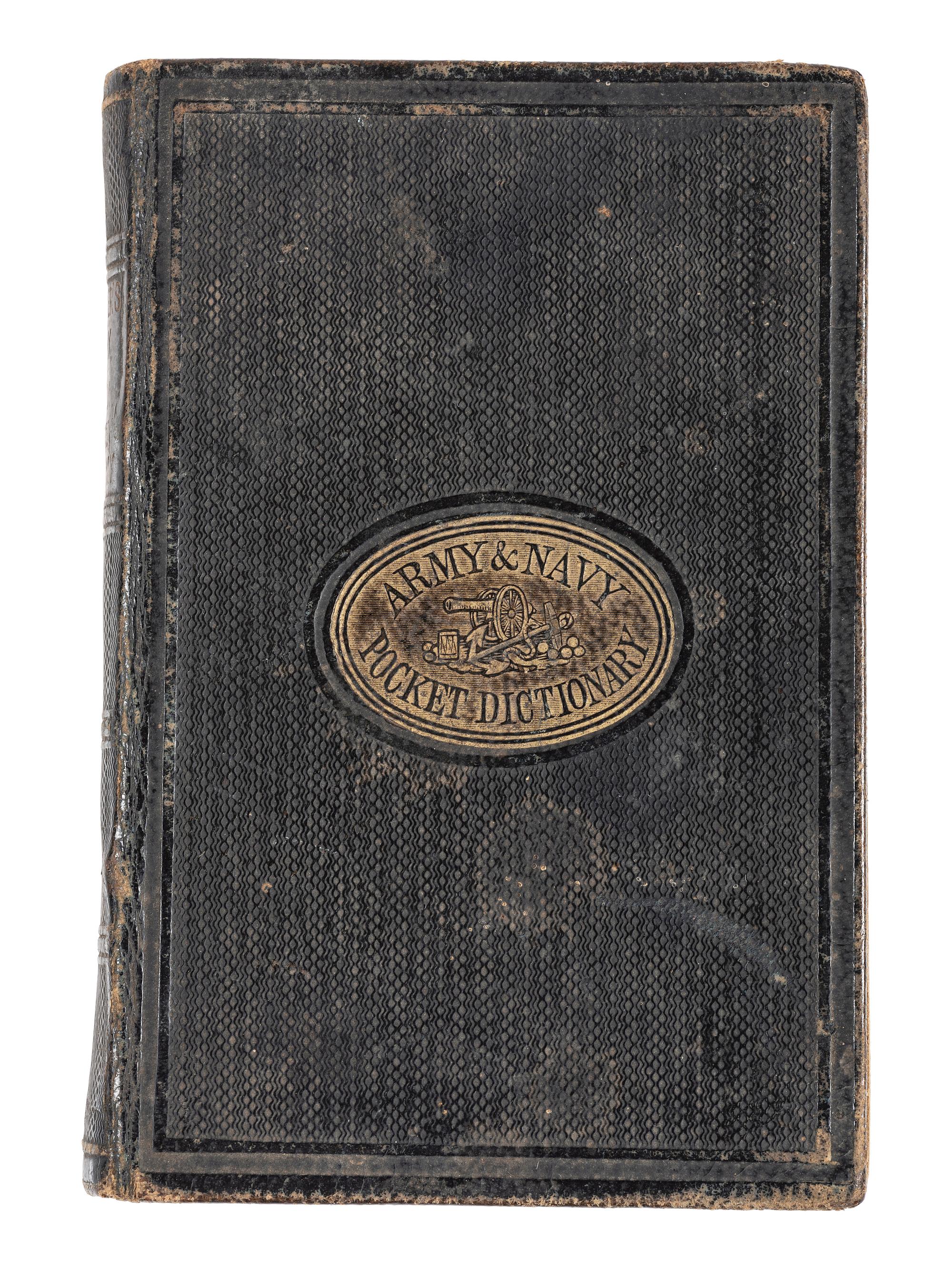 WEBSTER, William G. The Army and Navy Pocket Dictionary. New York: Mason Brothers, 1864.