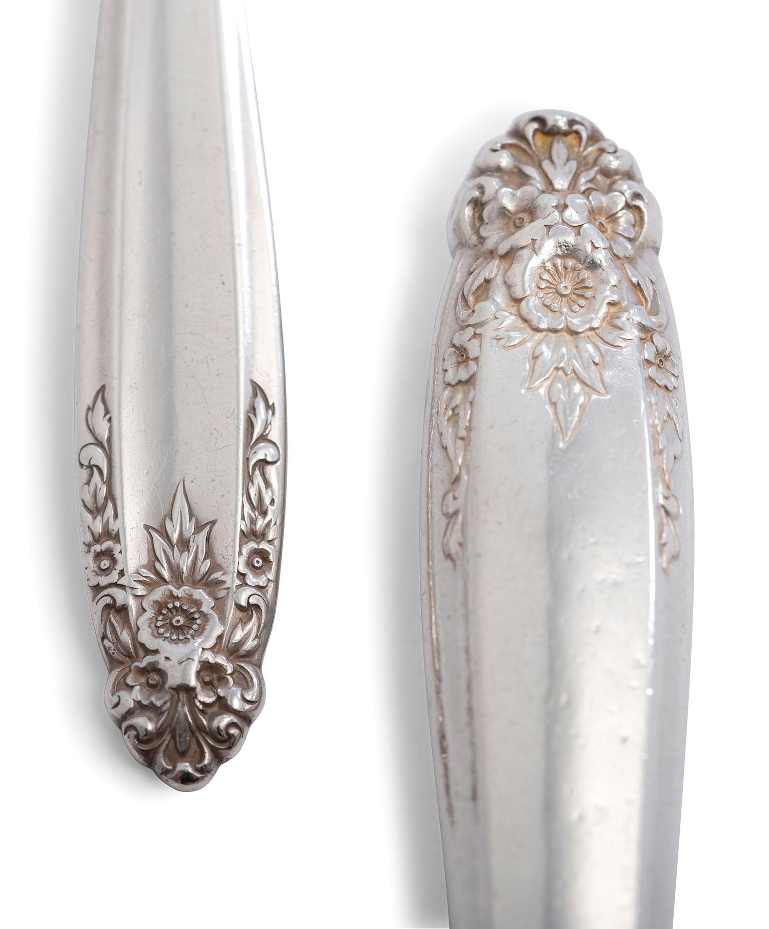 An American Silver Flatware Service