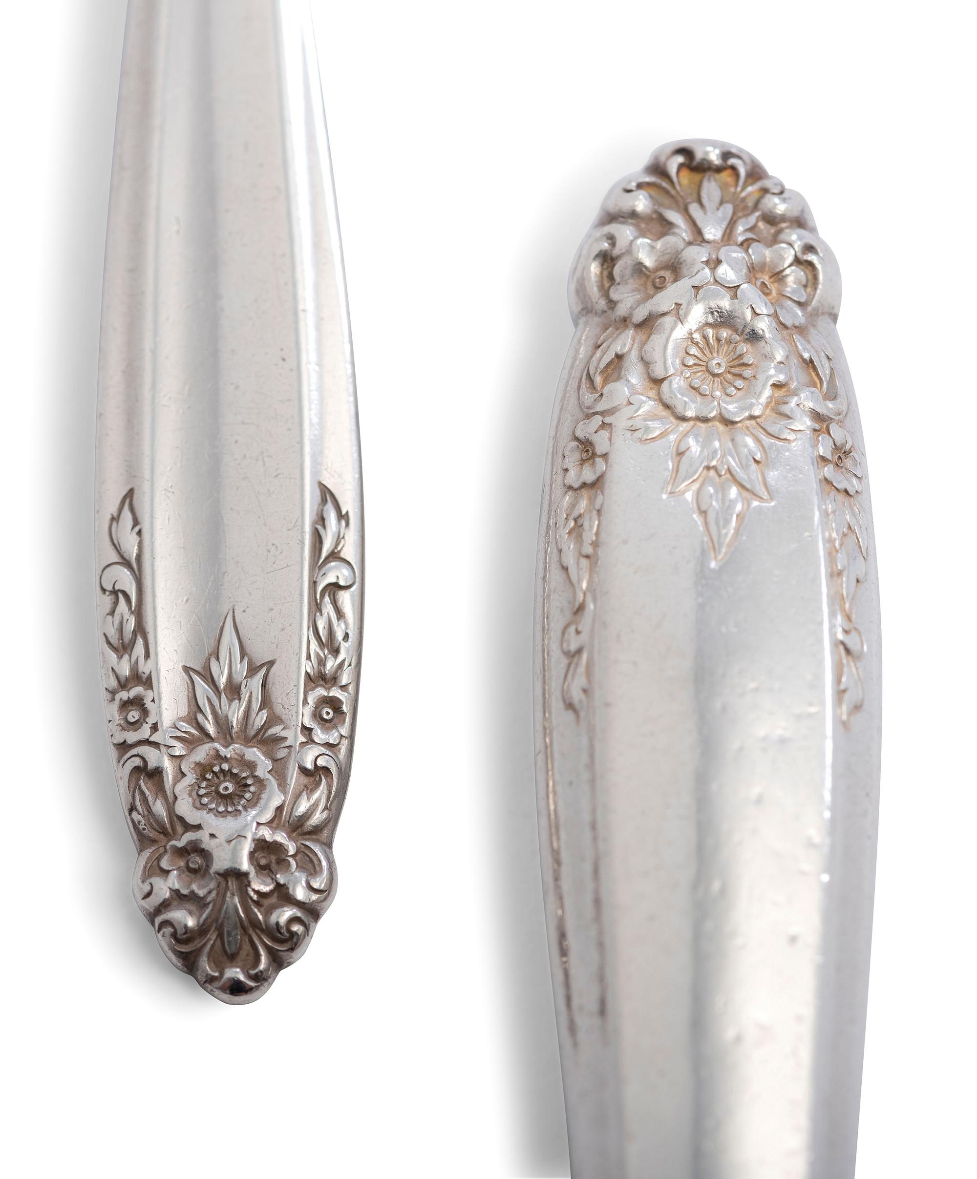An American Silver Flatware Service
