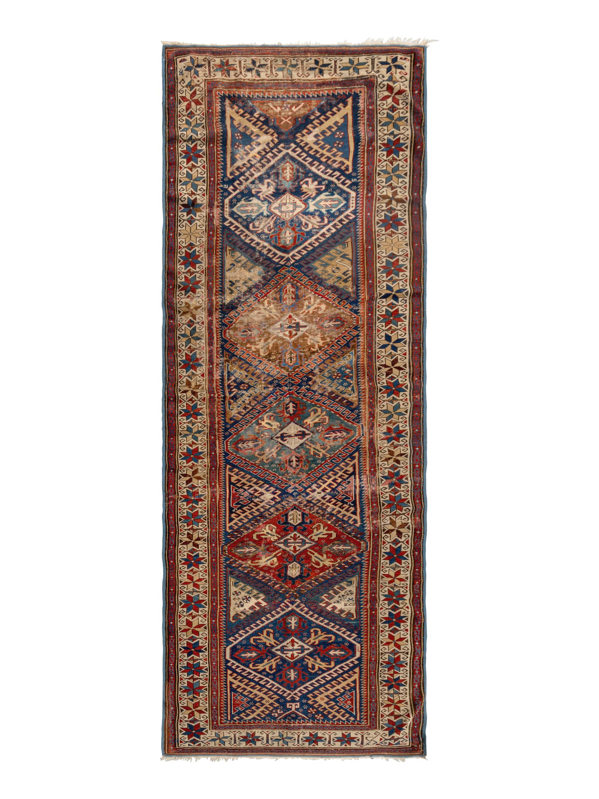 A Caucasian Wool Gallery Rug