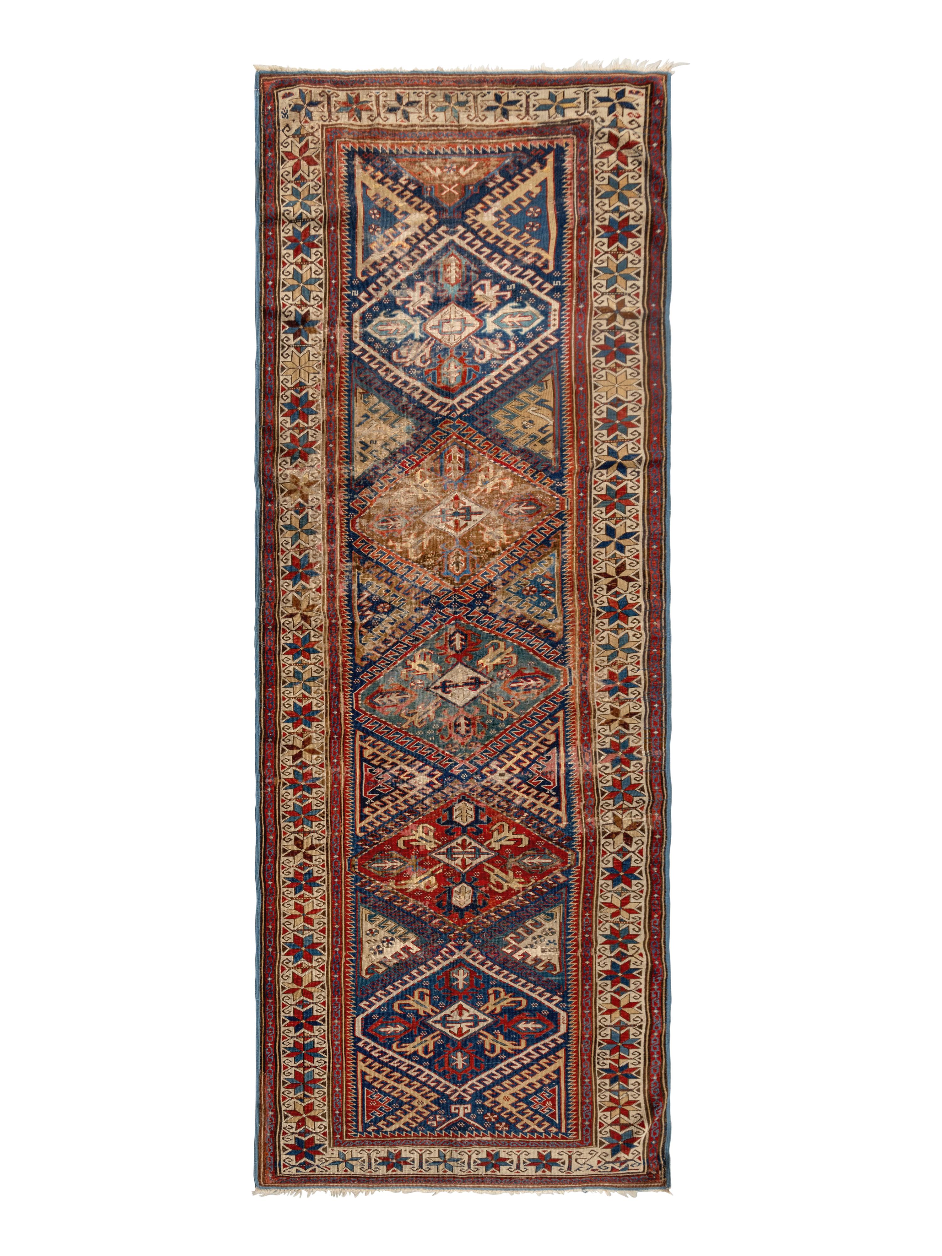 A Caucasian Wool Gallery Rug