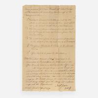 [American Revolution] Greene, Nathanael Manuscript Document, signed