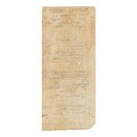 [LINCOLN-JOHNSON CAMPAIGN]. An election ballot for the "Radical Ticket." Missouri: n.p., 1864.
