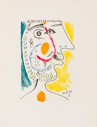 [PICASSO, Pablo (1881-1973)]. MARCENAC, Jean. Picasso: Le Gout du Bonheur. New York, [1970].