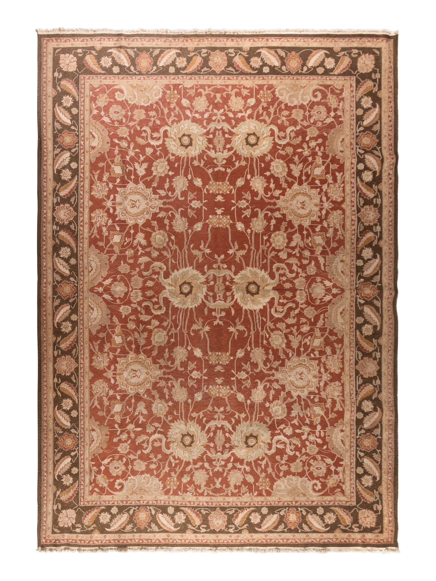 An Indo-Soumak Wool Rug