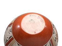 Four-Color Pottery Olla, with Parrots