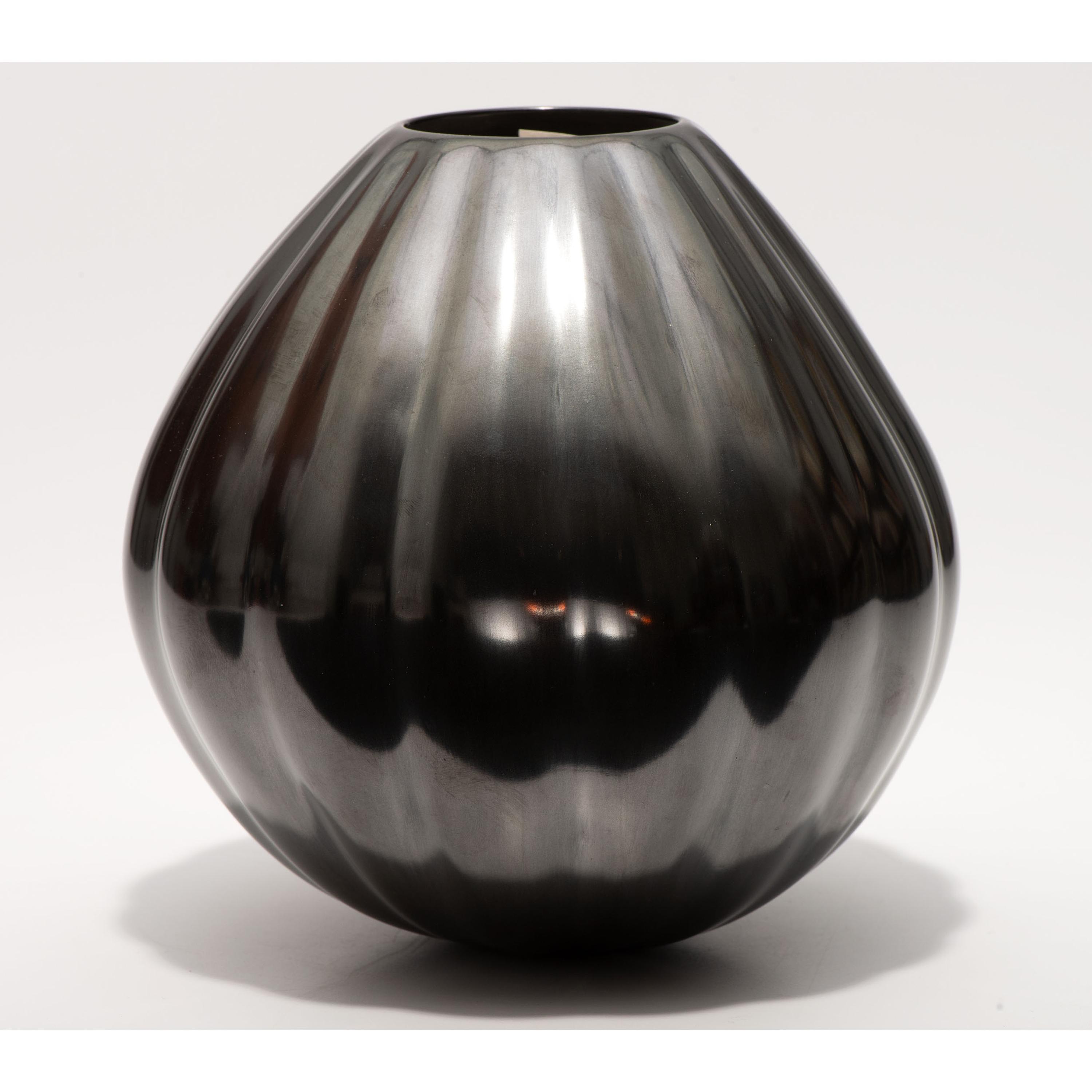 Mata Ortiz Melon Pottery Jar