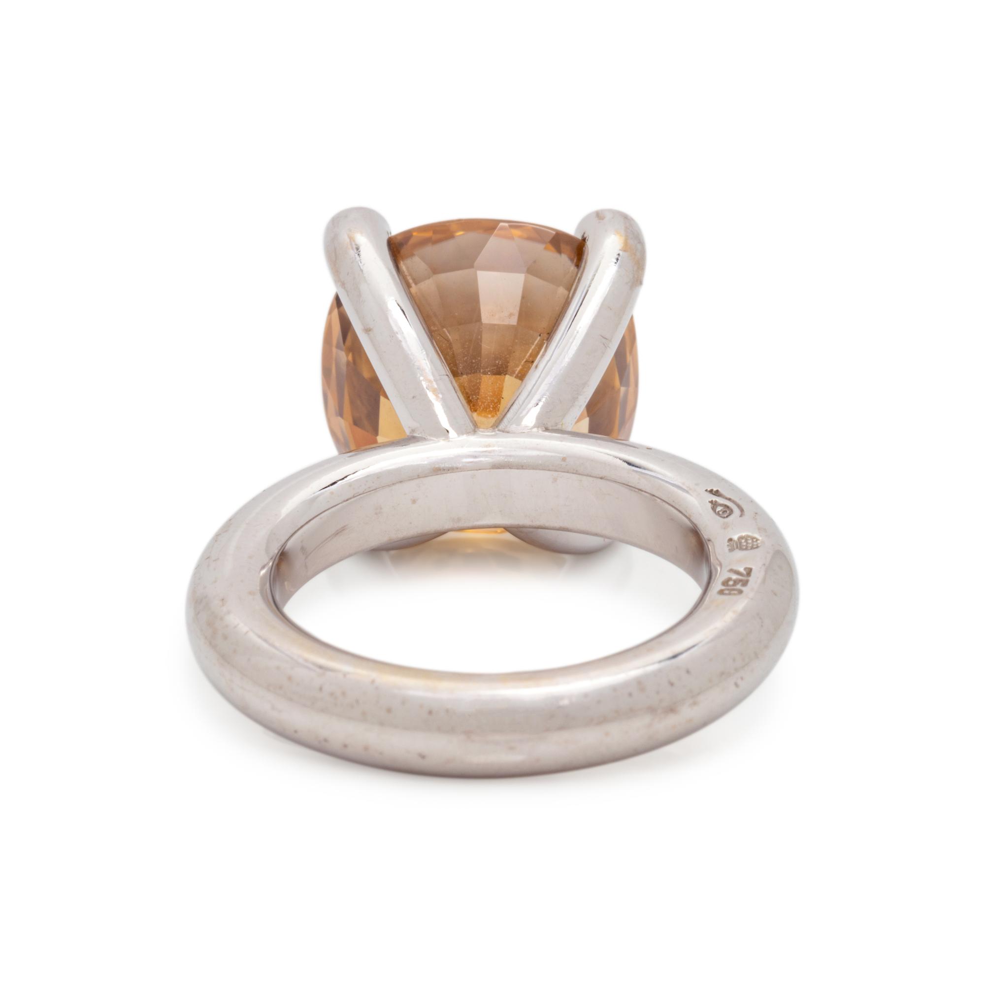 SPHENE AND DIAMOND RING