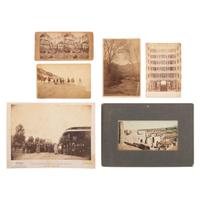 [Western Americana] Group of 15 Photos, Some with Photographic Interest incl Jackson and Hayden Survey scenes