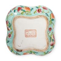 Three Chinese Famille Rose Porcelain Covered Bowls