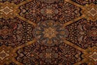 An Indian Persian Design Wool Rug — 20th Century