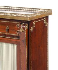 A Regency Brass Mounted Indian Rosewood Side Cabinet
