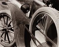 A group of three photographs ( Self Portrait with Camera , 1929 (printed 1979); Car Wheel, Ford, 1929 (printed 1980); Saratoga Coal , 1929 (printed 1981))