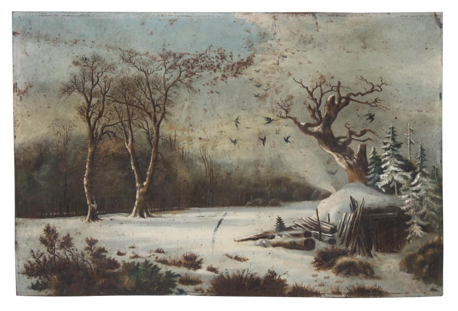 Artist Unknown, (American, 20th Century), Winter Landscape