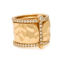Fiore Wylde, 'Love Me 2X', Yellow Gold and Diamond Convertible Ring