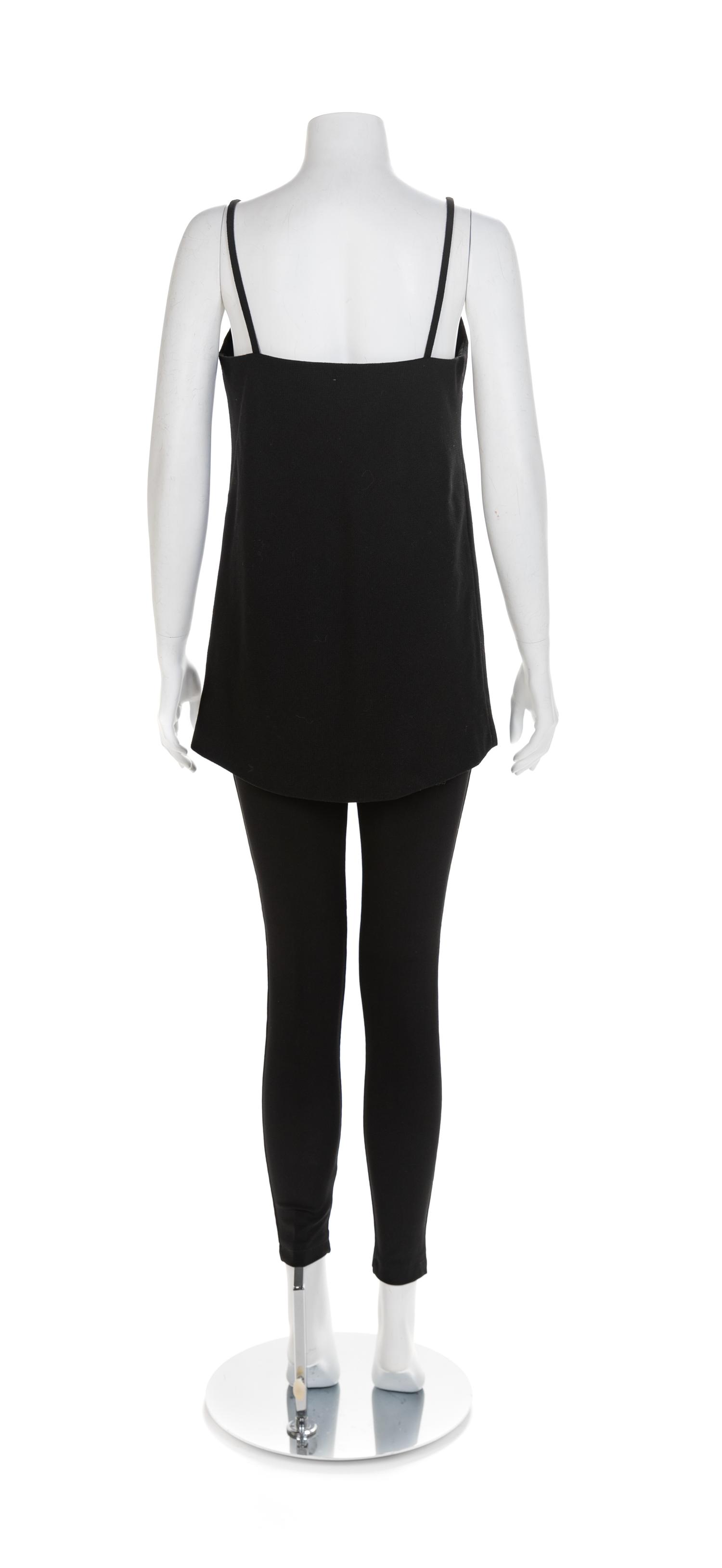 Two Atelier Versace Mini Dresses and Black Pants, 1990s No size label