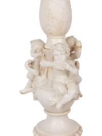 A Continental Carved Marble Jardinière or Torchère