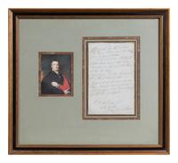 WELLINGTON, Arthur Wellesley, 1st Duke (1769-1852). Autograph letter signed. 13 December 1841.