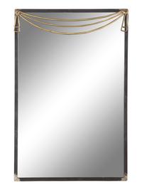A Contemporary Patinated Metal Mirror