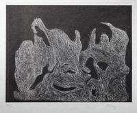 Mark Tobey, (American, 1890-1976), Awakening Night and Awakening Dawn, 1974