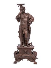 A French Cast Metal Figure of Mars