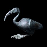 An Egyptian Bronze Ibis