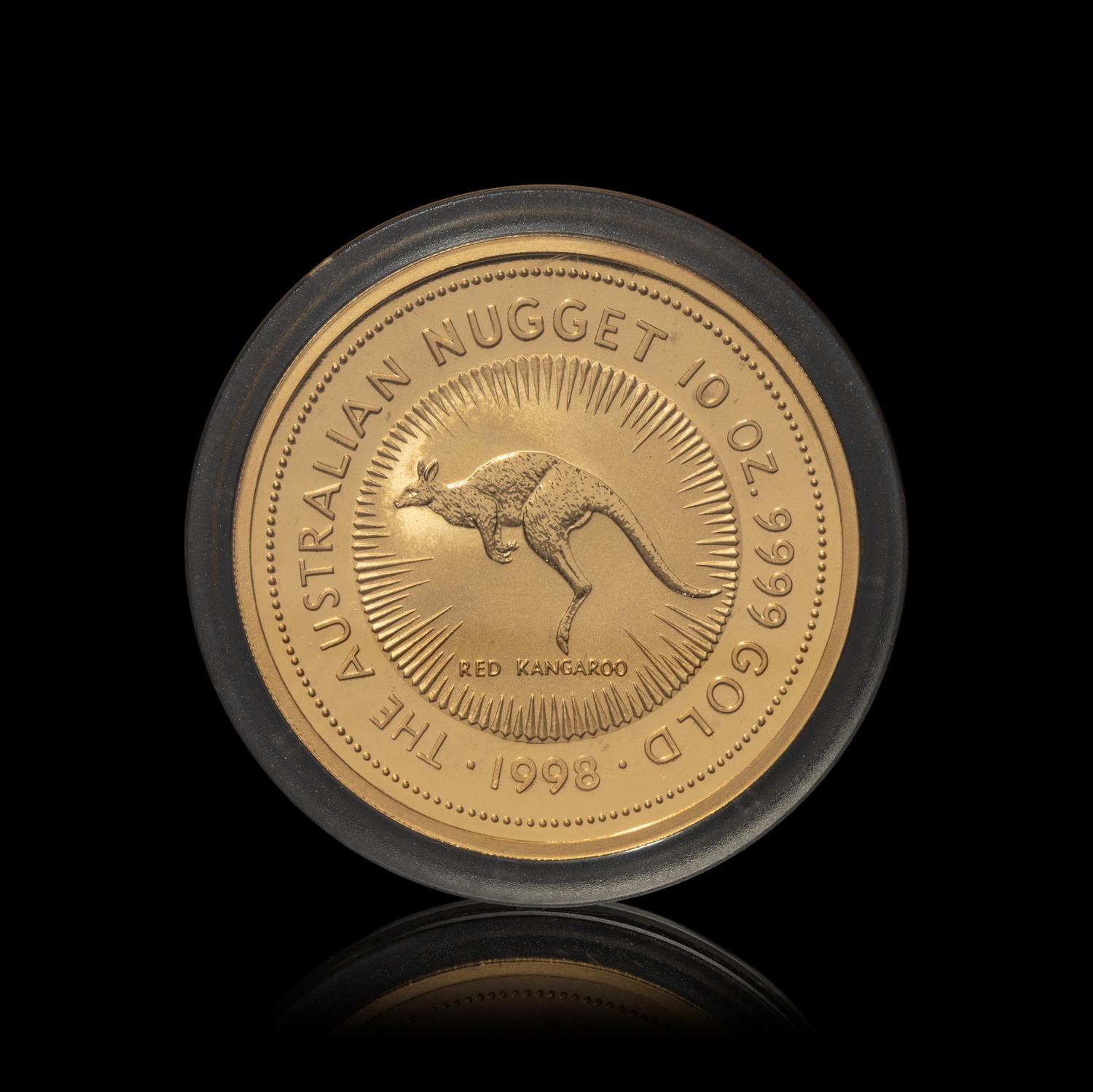 [AUSTRALIA] A 1998 Red Kangaroo $1000 10 oz. Gold Proof Coin
