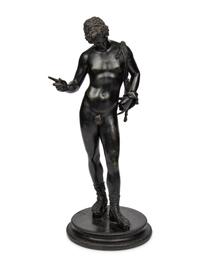 A Grand Tour Bronze of Narcissus
