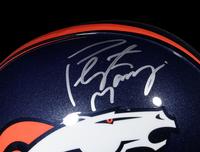 A Peyton Manning Signed Denver Broncos Riddell Football Helmet,