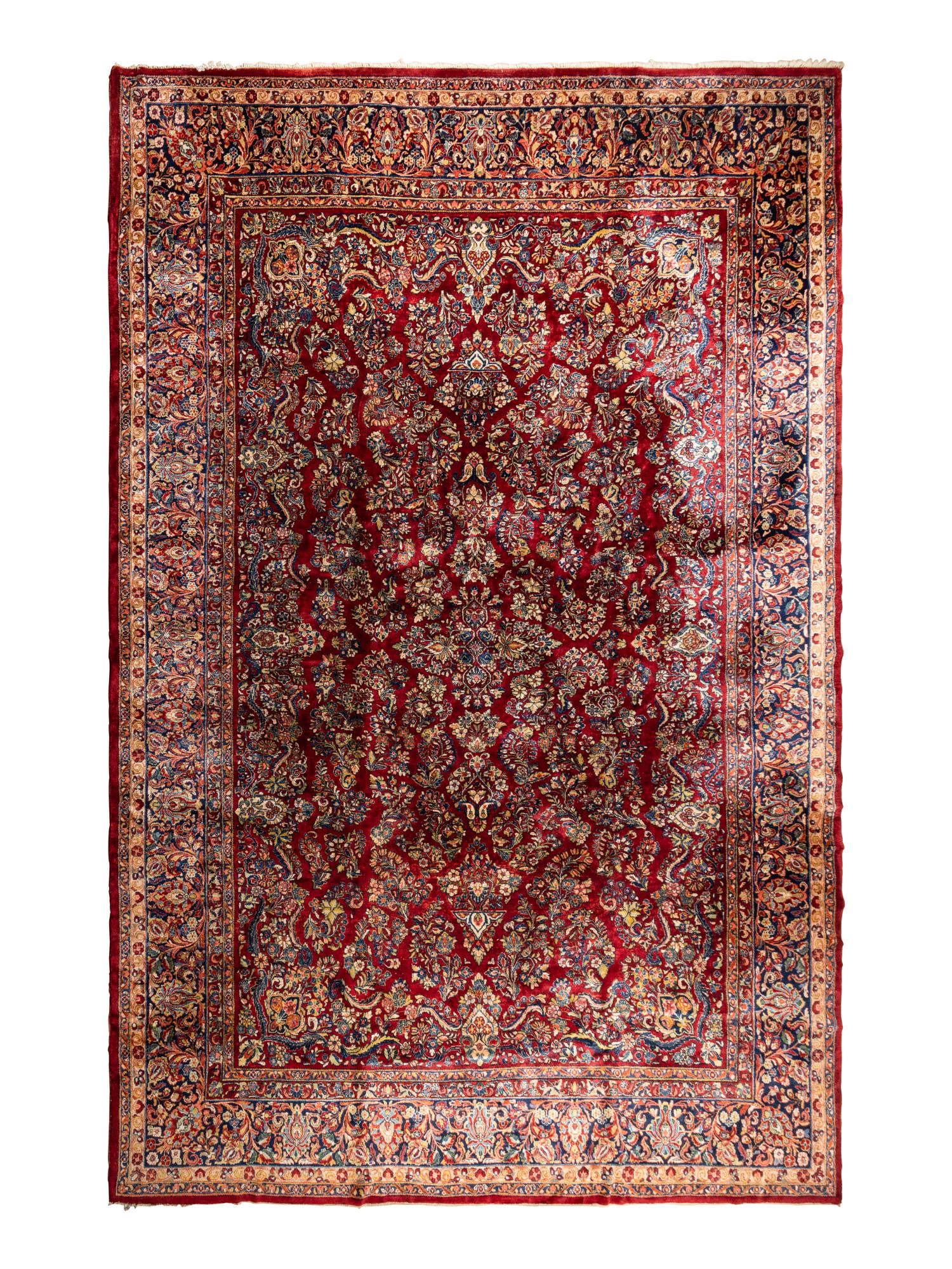 A Sarouk Wool Carpet