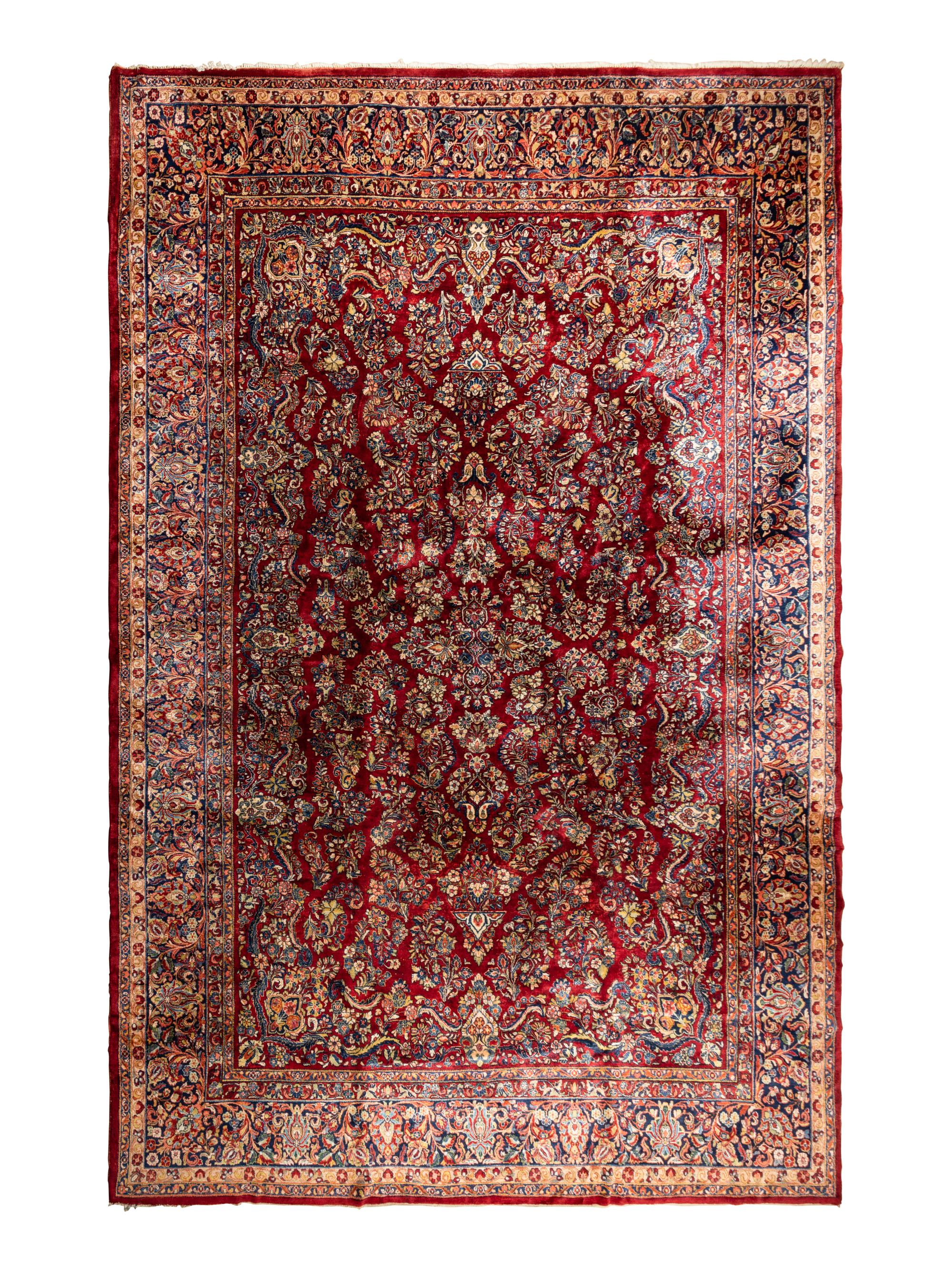 A Sarouk Wool Carpet