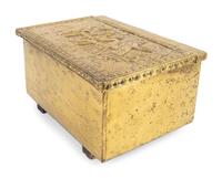 An English Chased Brass Box