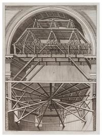 Giuseppe Vasi (after Francesco Rostagni), (Italian, 18th Century), A pair of plates from Castelli, E Ponti di Maestro Niccola Zabaglia