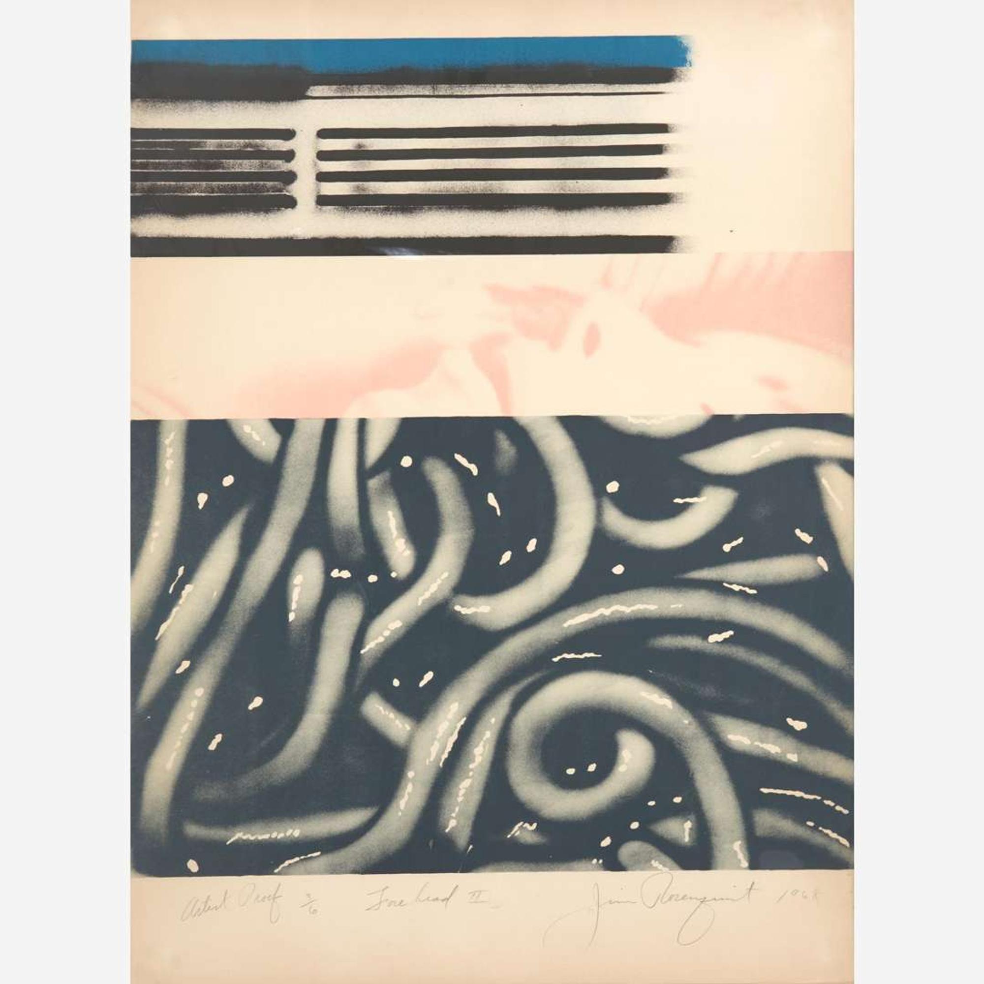 James Rosenquist (American, 1933-2017) Forehead II