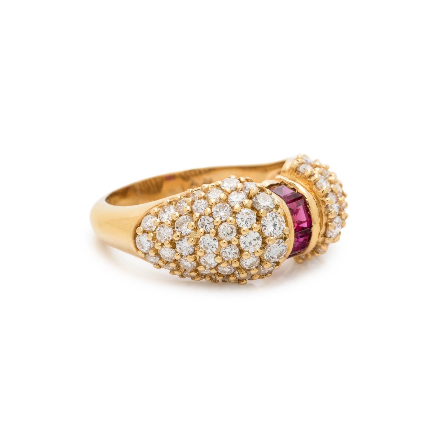 RUBY AND DIAMOND RING