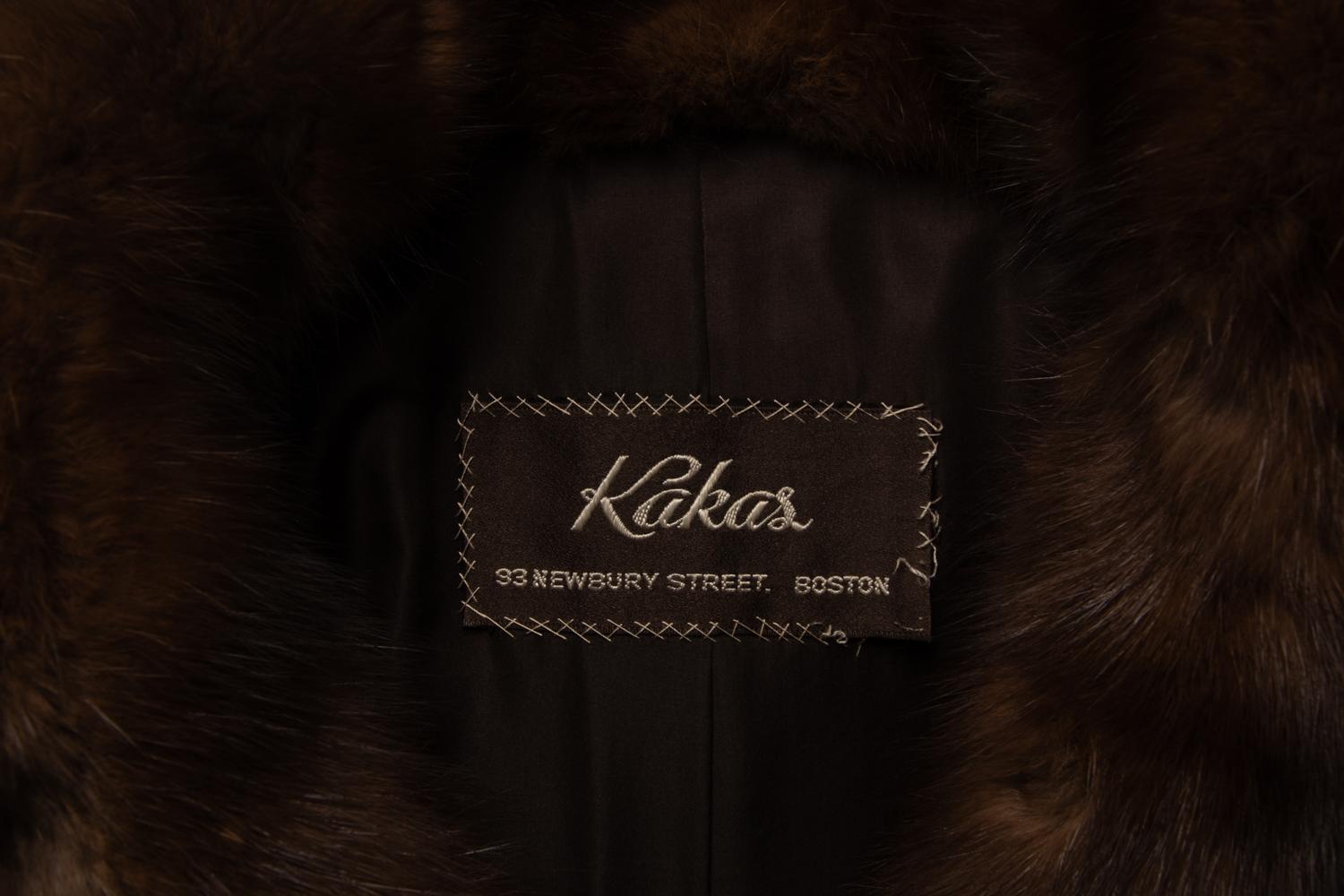 A Sable Fur Coat