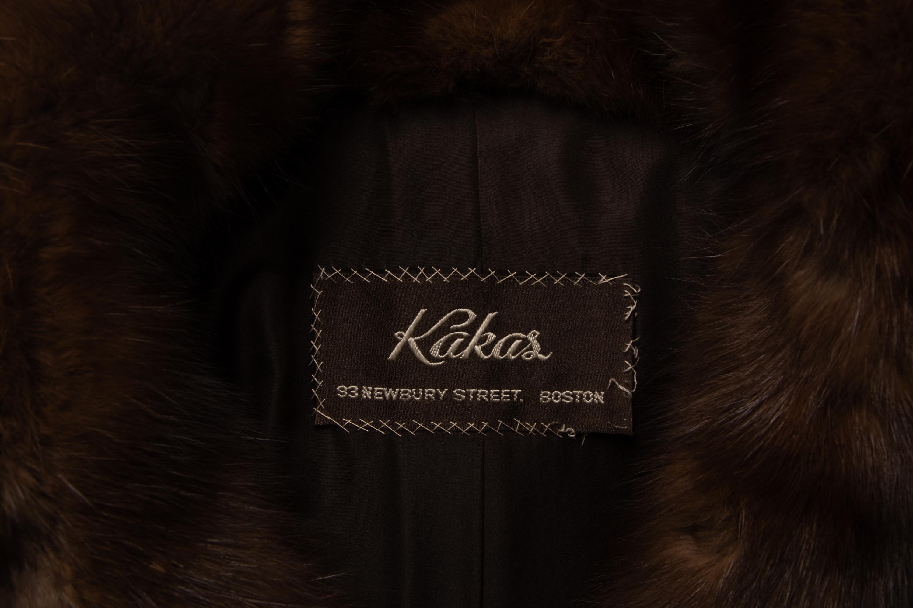 A Sable Fur Coat