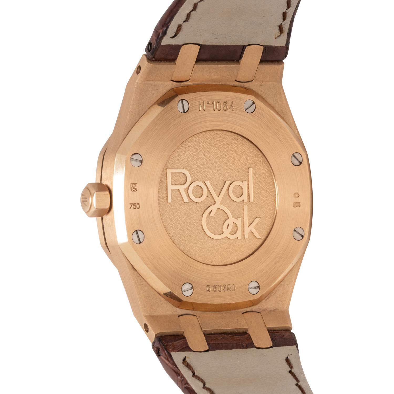 AUDEMARS PIGUET, REF. 26120OR.OO.D088CR.01 18K YELLOW GOLD 'ROYAL OAK' TWO TIMEZONE WATCH, BOX & PAPERS