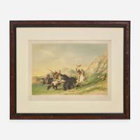 George Catlin (American, 1796-1872) Catlin's North American Indian Portfolio: Hunting Scenes and Amusements of the Rocky Mountains and Prairies of America
