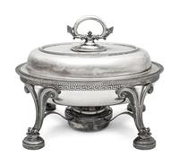 A Tiffany and Co. Silver Chafing Dish