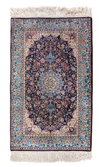 A Sino-Kashan Silk Rug