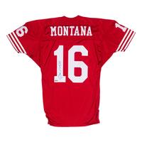 A Joe Montana Signed Autograph San Francisco 49ers Jersey