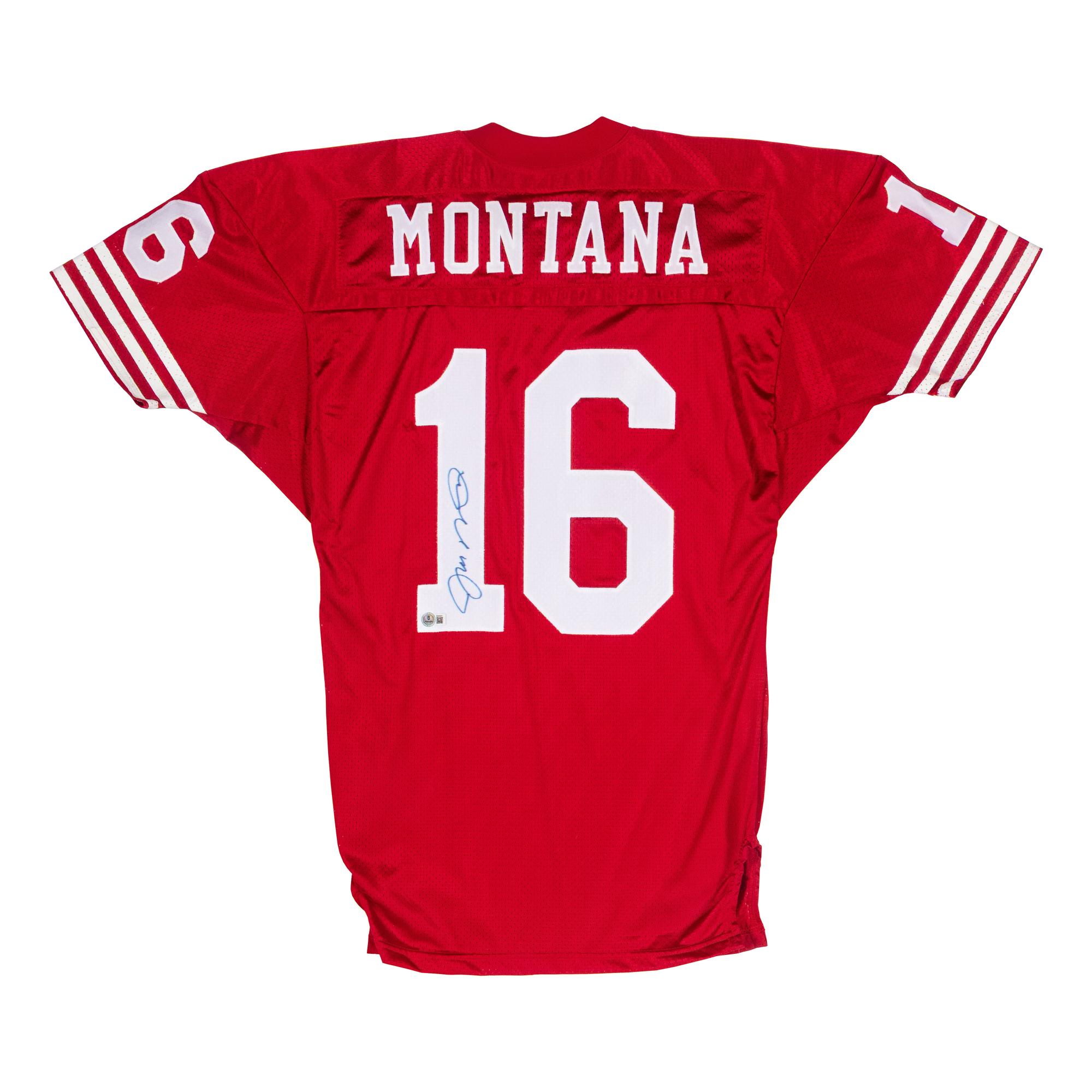 A Joe Montana Signed Autograph San Francisco 49ers Jersey