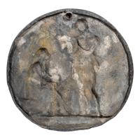 Four Lead Wall Plaques Depicting the Four Ages of Man Attributed to Bertel Thorvaldsen (Danish, c. 1770-1844)